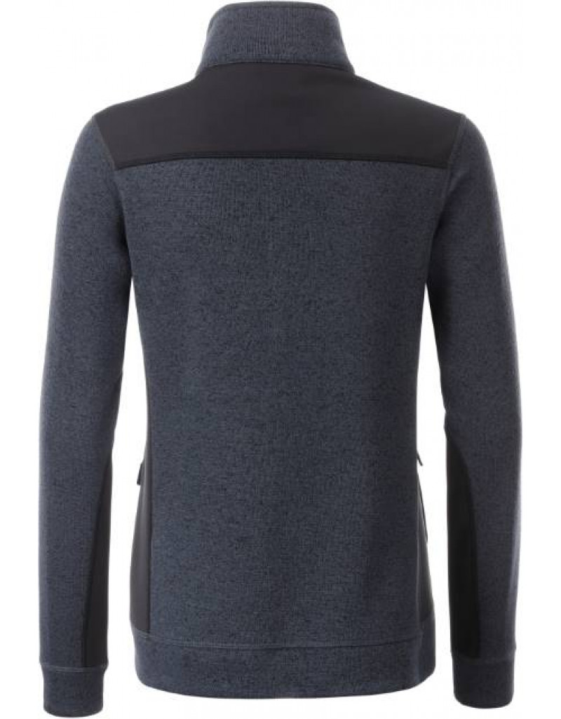 Jachetă de lucru tricotată din fleece pentru femei-groasa